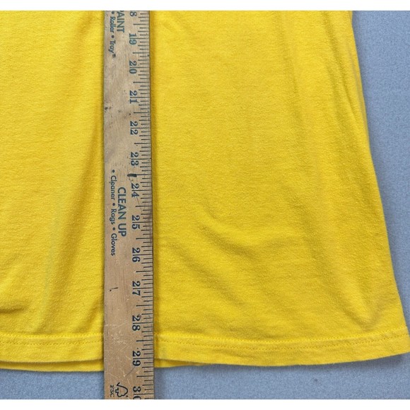 Vintage Polo Jeans Co Shirt Adult 2XL Yellow Blue Ringer Embroidered Logo 90s - Picture 7 of 11